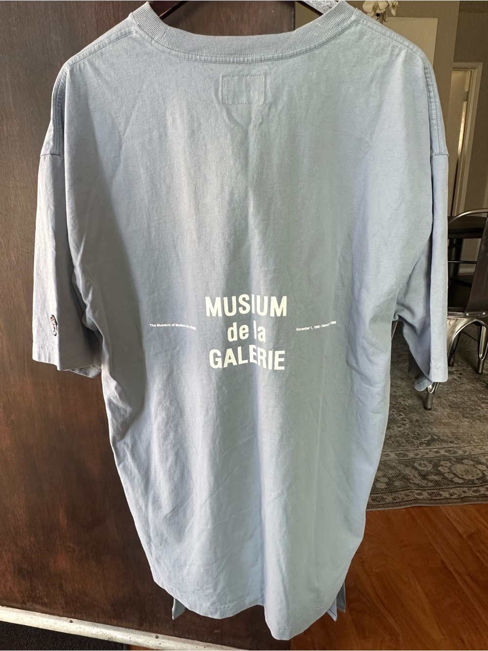 Museum de la Galerie Light Blue Short Sleeve Tee Museum of modern art, Paris 50